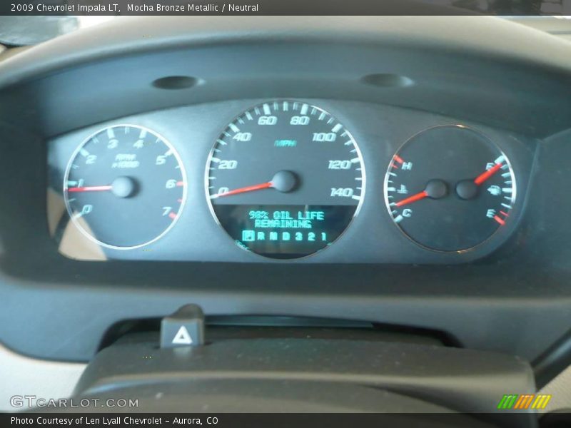 Mocha Bronze Metallic / Neutral 2009 Chevrolet Impala LT