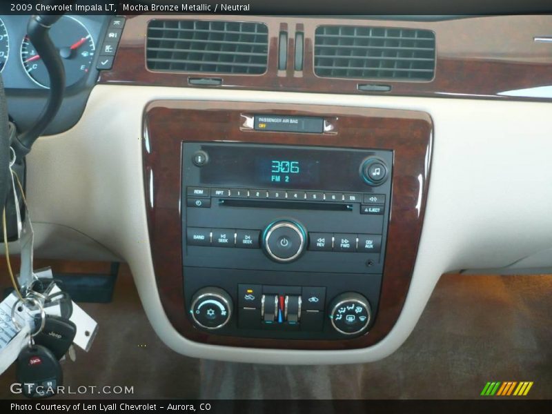 Mocha Bronze Metallic / Neutral 2009 Chevrolet Impala LT