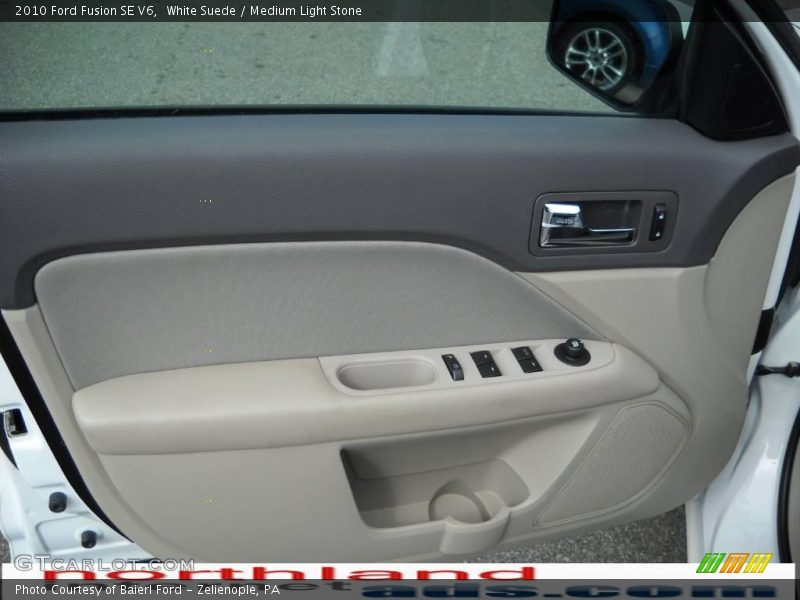 White Suede / Medium Light Stone 2010 Ford Fusion SE V6