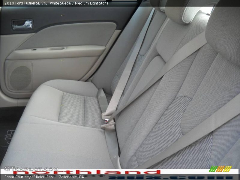 White Suede / Medium Light Stone 2010 Ford Fusion SE V6