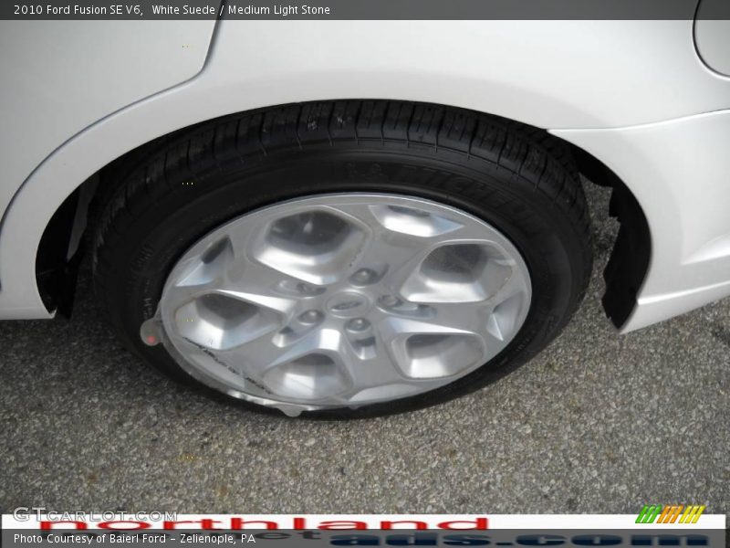 White Suede / Medium Light Stone 2010 Ford Fusion SE V6