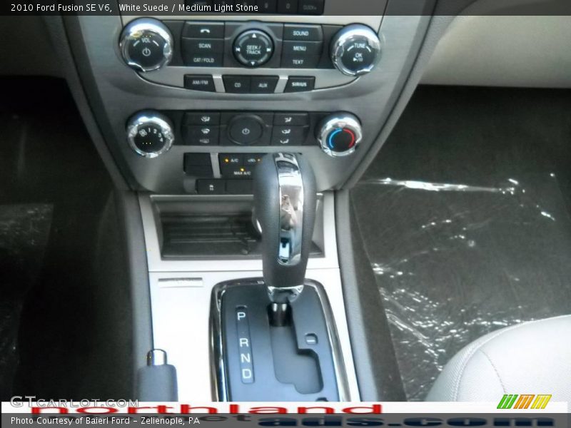 White Suede / Medium Light Stone 2010 Ford Fusion SE V6