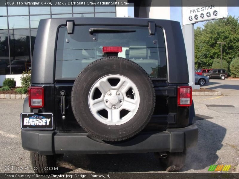 Black / Dark Slate Gray/Medium Slate Gray 2009 Jeep Wrangler X 4x4