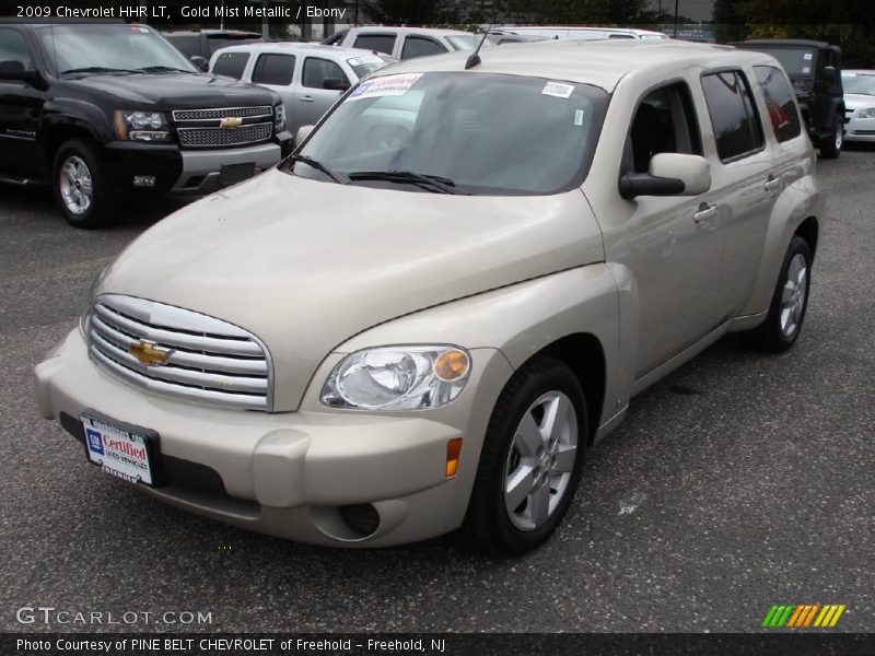 Gold Mist Metallic / Ebony 2009 Chevrolet HHR LT