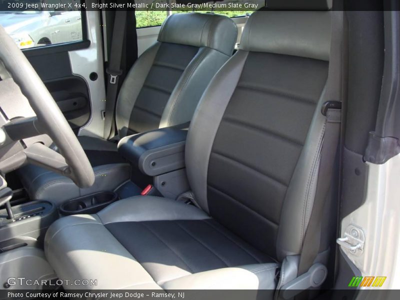 Bright Silver Metallic / Dark Slate Gray/Medium Slate Gray 2009 Jeep Wrangler X 4x4