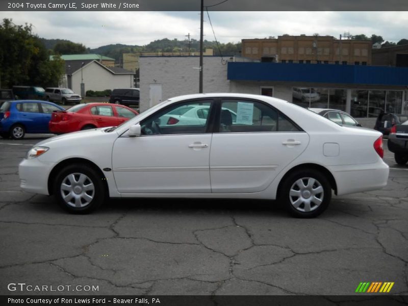 Super White / Stone 2004 Toyota Camry LE