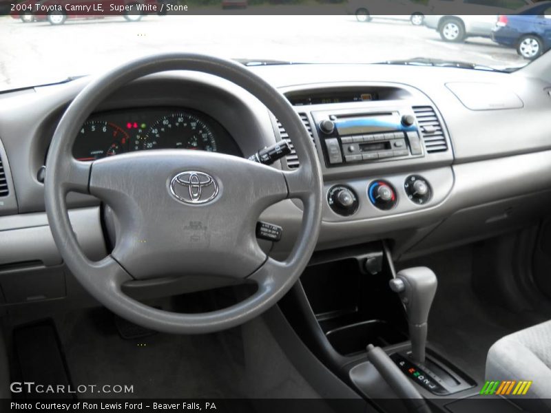 Super White / Stone 2004 Toyota Camry LE