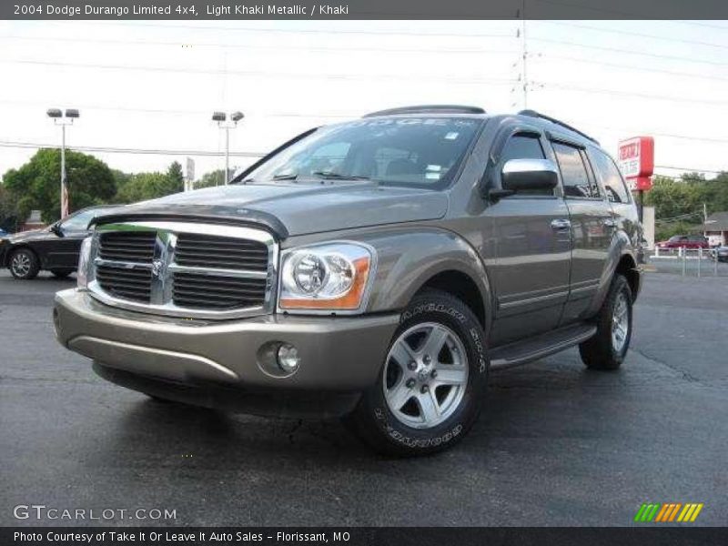 Light Khaki Metallic / Khaki 2004 Dodge Durango Limited 4x4