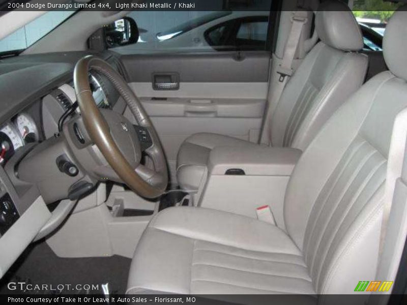 Light Khaki Metallic / Khaki 2004 Dodge Durango Limited 4x4