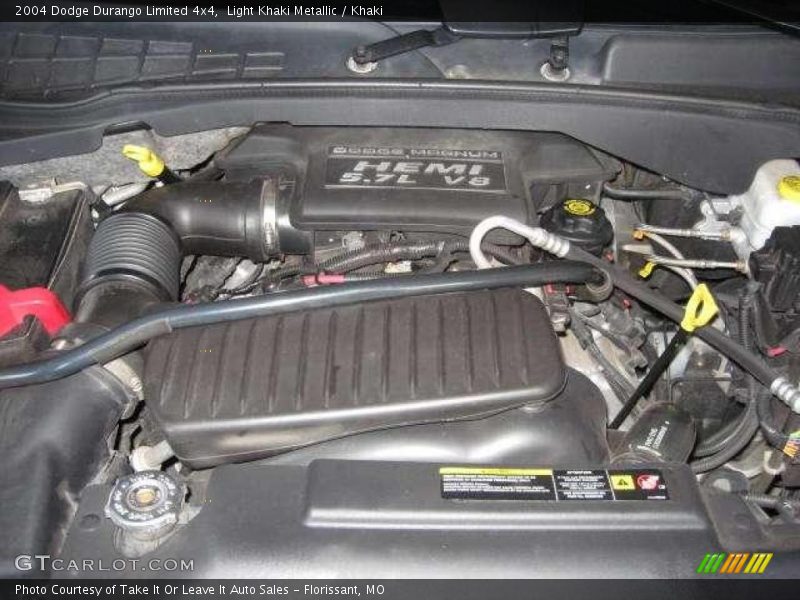 Light Khaki Metallic / Khaki 2004 Dodge Durango Limited 4x4
