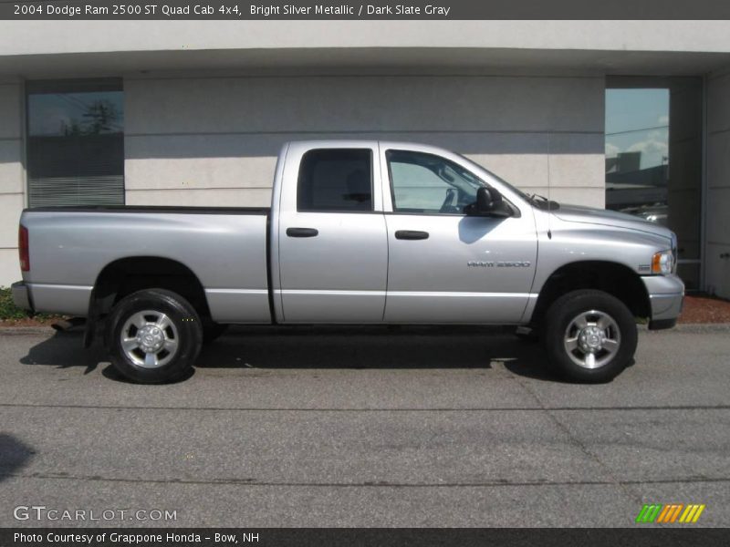 Bright Silver Metallic / Dark Slate Gray 2004 Dodge Ram 2500 ST Quad Cab 4x4