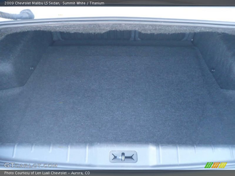 Summit White / Titanium 2009 Chevrolet Malibu LS Sedan