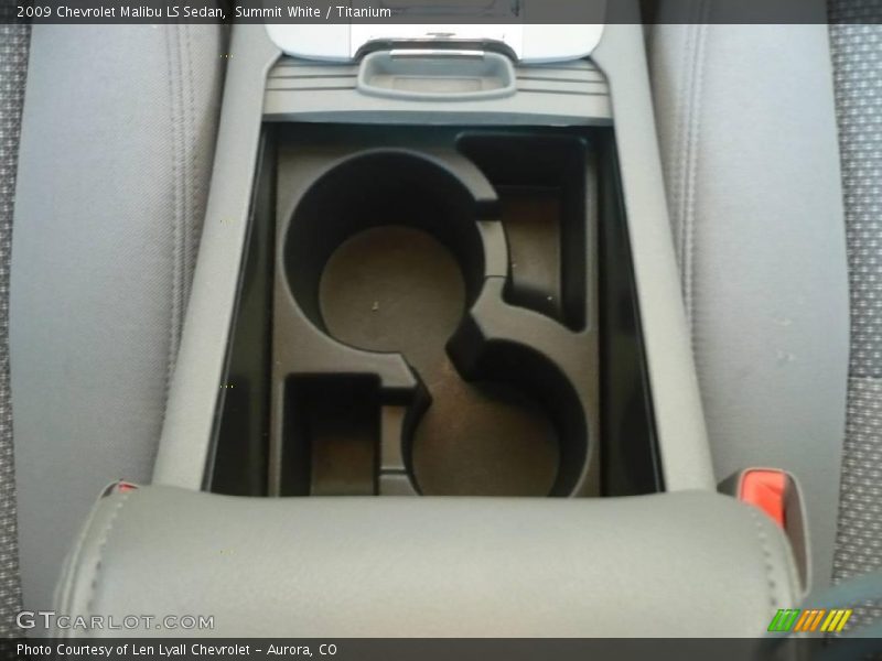 Summit White / Titanium 2009 Chevrolet Malibu LS Sedan