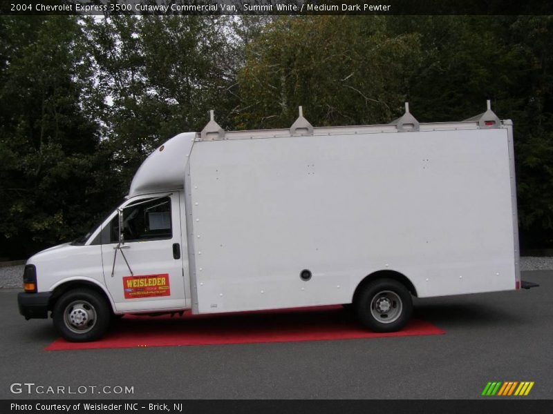 Summit White / Medium Dark Pewter 2004 Chevrolet Express 3500 Cutaway Commercial Van