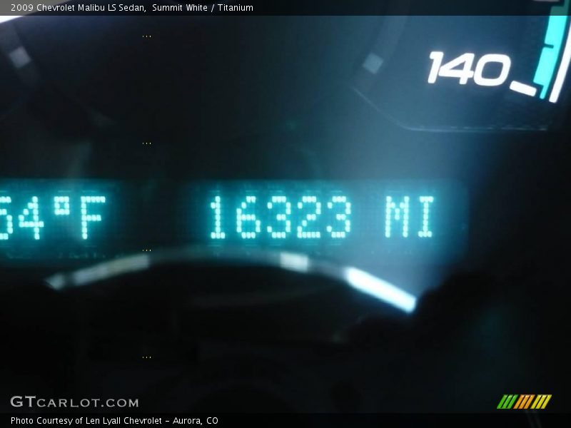 Summit White / Titanium 2009 Chevrolet Malibu LS Sedan