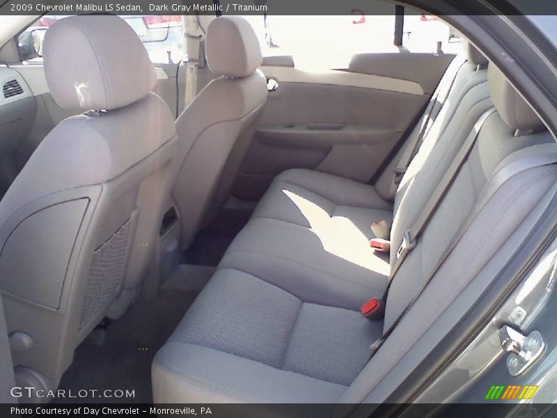 Dark Gray Metallic / Titanium 2009 Chevrolet Malibu LS Sedan