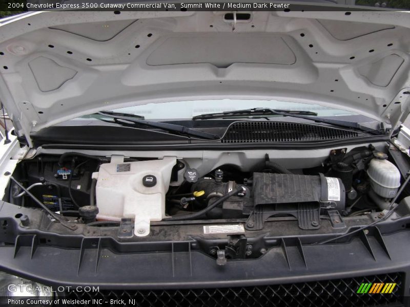 Summit White / Medium Dark Pewter 2004 Chevrolet Express 3500 Cutaway Commercial Van