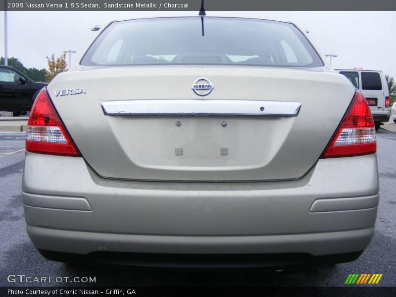 Sandstone Metallic / Charcoal 2008 Nissan Versa 1.8 S Sedan