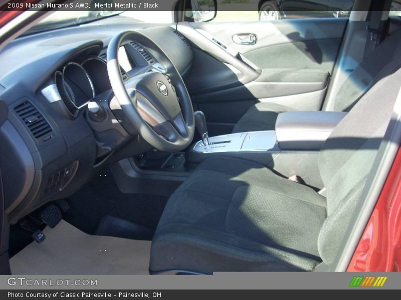 Merlot Metallic / Black 2009 Nissan Murano S AWD