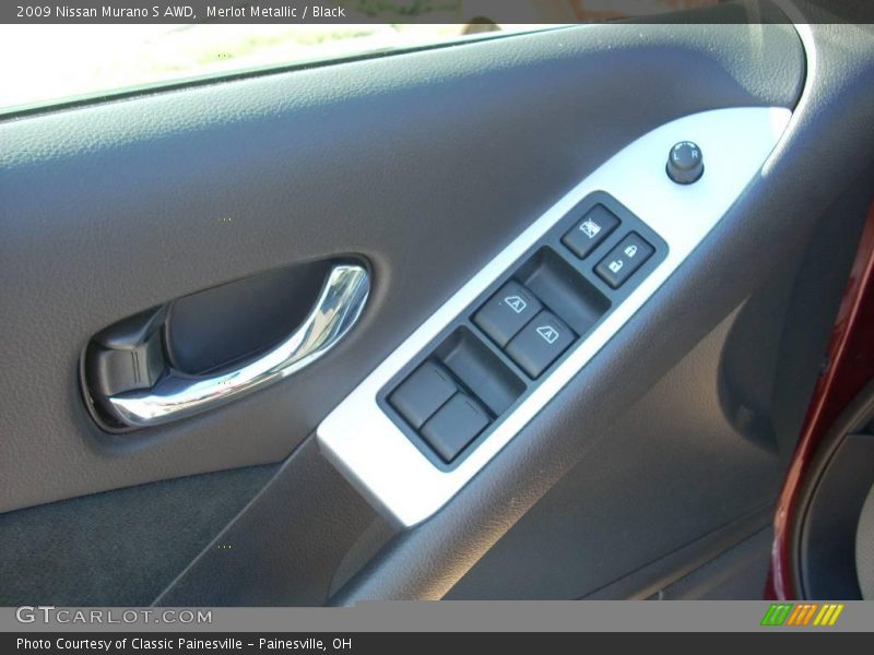 Merlot Metallic / Black 2009 Nissan Murano S AWD