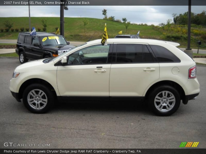 Creme Brulee / Charcoal Black 2007 Ford Edge SEL Plus