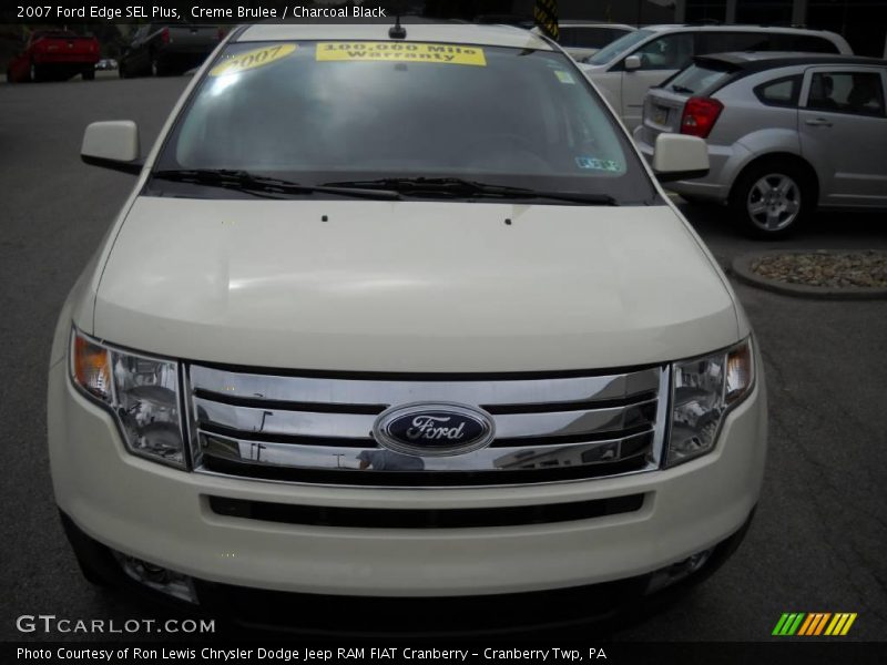 Creme Brulee / Charcoal Black 2007 Ford Edge SEL Plus