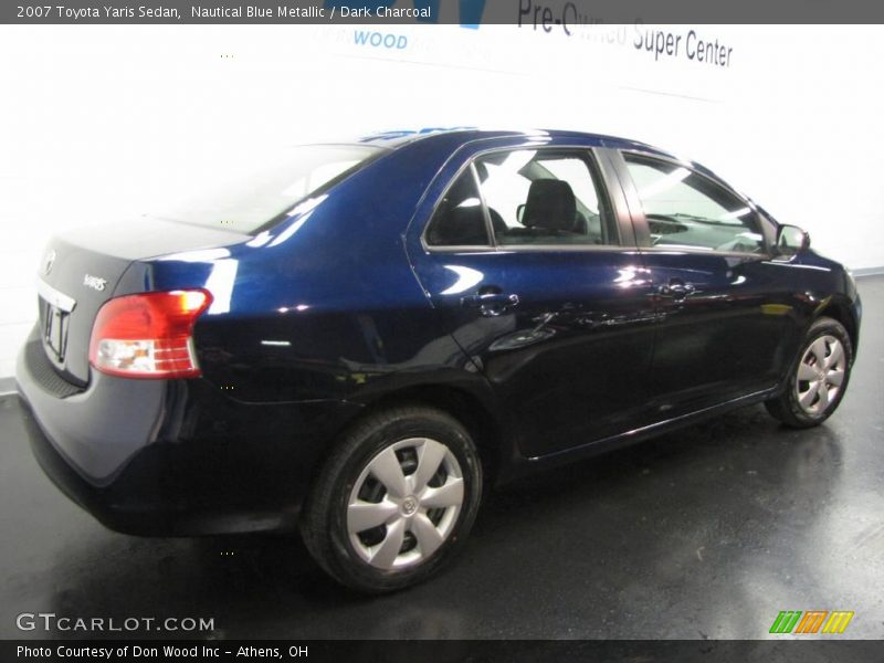 Nautical Blue Metallic / Dark Charcoal 2007 Toyota Yaris Sedan