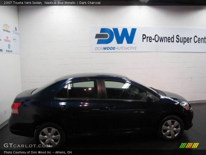 Nautical Blue Metallic / Dark Charcoal 2007 Toyota Yaris Sedan