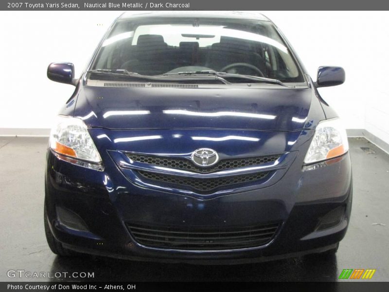 Nautical Blue Metallic / Dark Charcoal 2007 Toyota Yaris Sedan