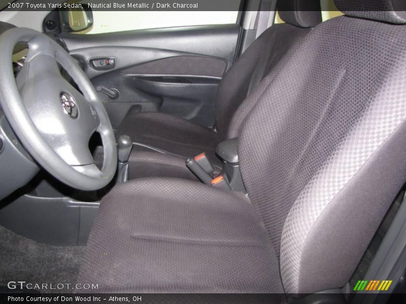 Nautical Blue Metallic / Dark Charcoal 2007 Toyota Yaris Sedan
