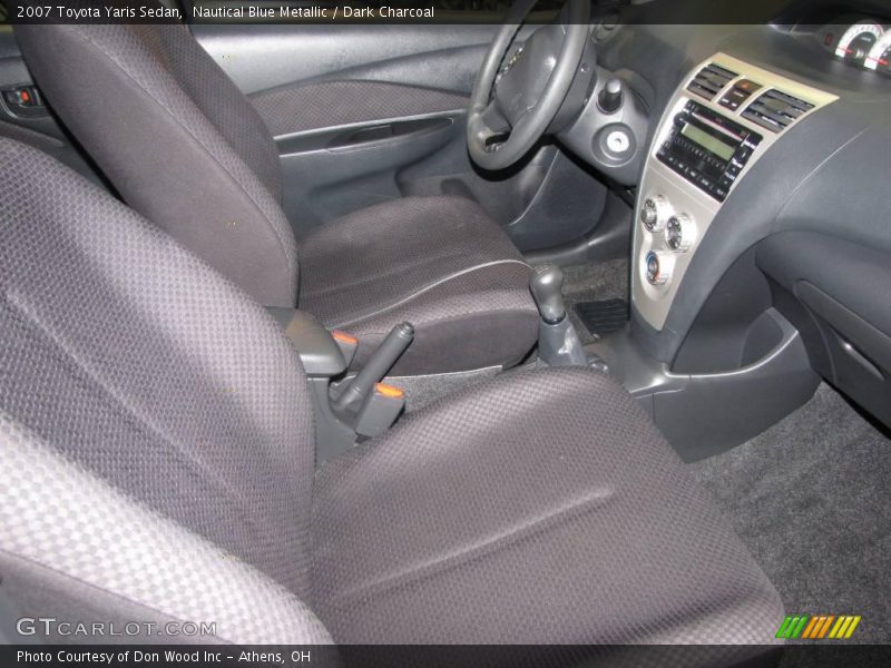 Nautical Blue Metallic / Dark Charcoal 2007 Toyota Yaris Sedan