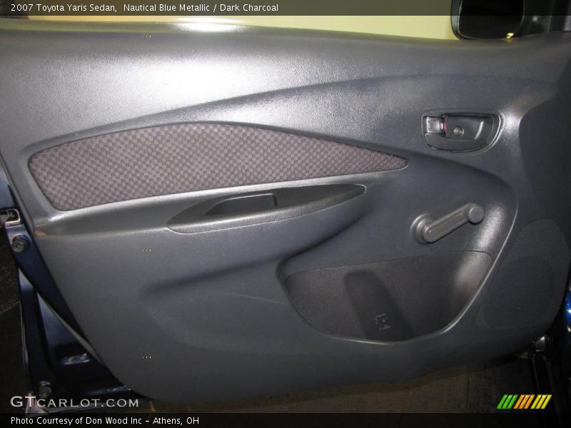 Nautical Blue Metallic / Dark Charcoal 2007 Toyota Yaris Sedan