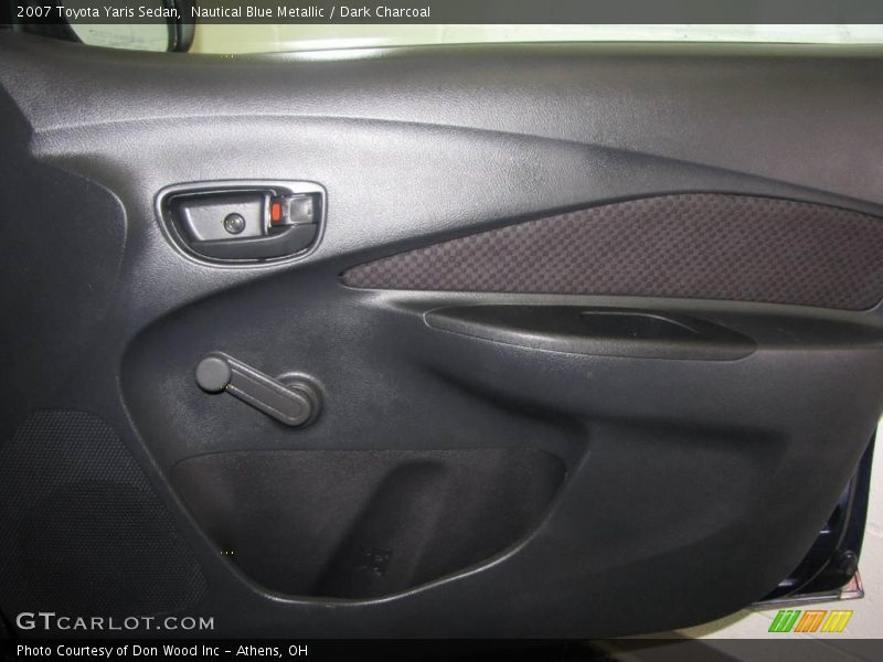 Nautical Blue Metallic / Dark Charcoal 2007 Toyota Yaris Sedan