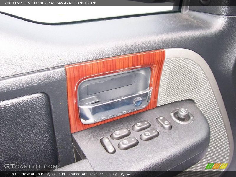 Black / Black 2008 Ford F150 Lariat SuperCrew 4x4