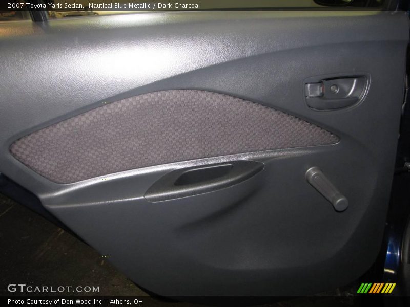 Nautical Blue Metallic / Dark Charcoal 2007 Toyota Yaris Sedan