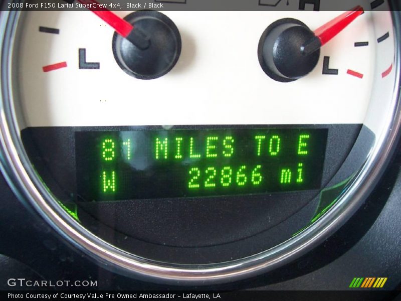 Black / Black 2008 Ford F150 Lariat SuperCrew 4x4