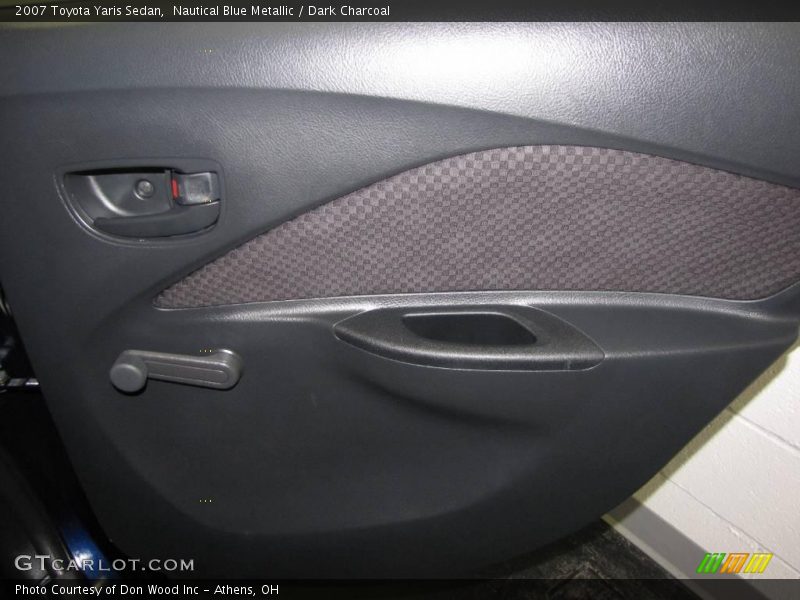 Nautical Blue Metallic / Dark Charcoal 2007 Toyota Yaris Sedan