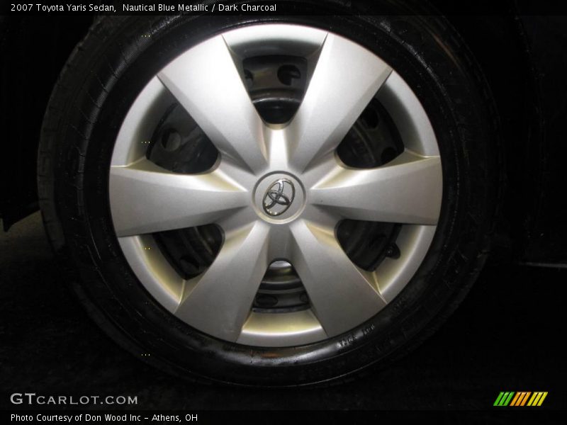 Nautical Blue Metallic / Dark Charcoal 2007 Toyota Yaris Sedan