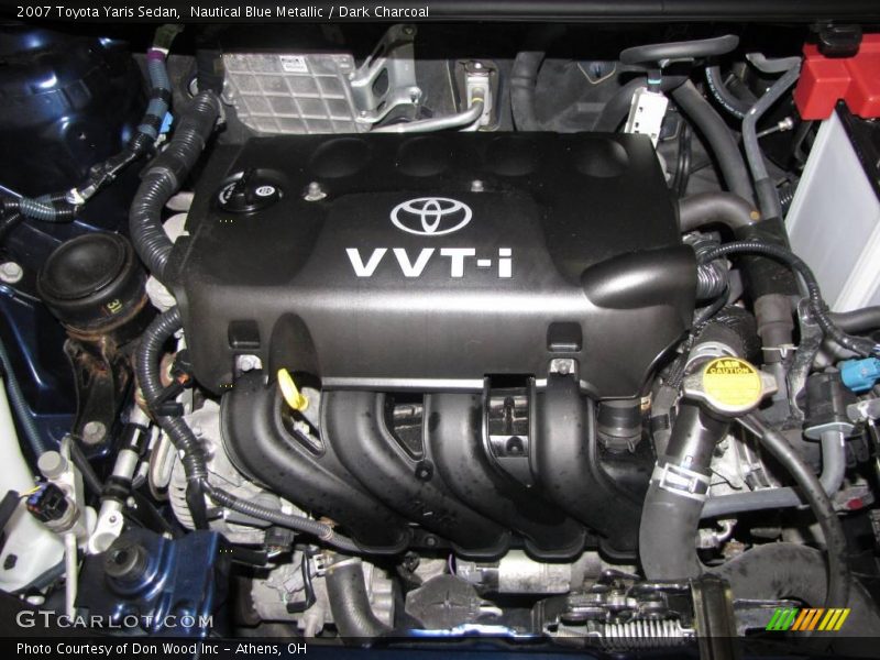 Nautical Blue Metallic / Dark Charcoal 2007 Toyota Yaris Sedan