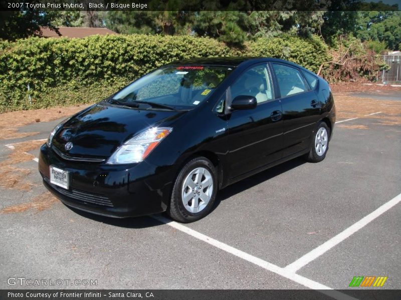 Black / Bisque Beige 2007 Toyota Prius Hybrid