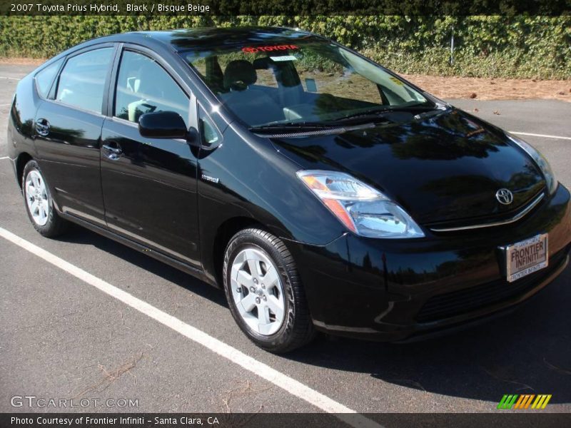 Black / Bisque Beige 2007 Toyota Prius Hybrid
