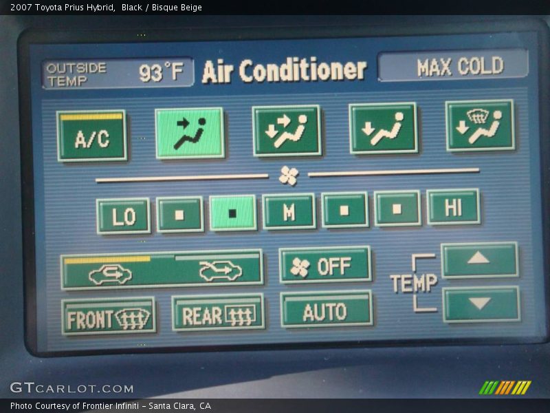 Black / Bisque Beige 2007 Toyota Prius Hybrid