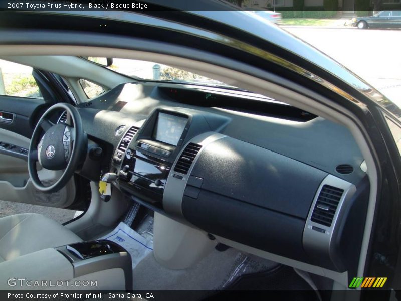 Black / Bisque Beige 2007 Toyota Prius Hybrid
