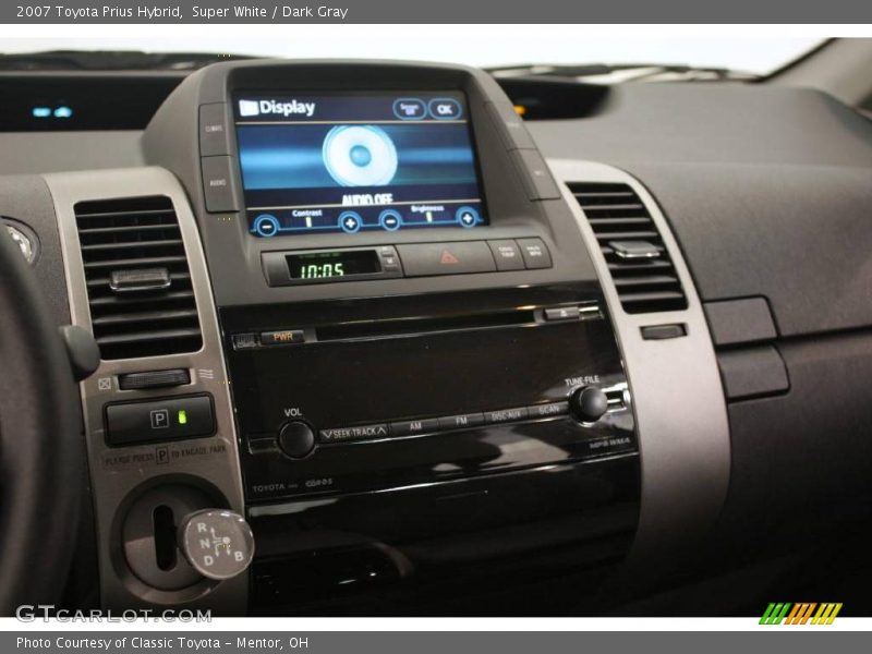 Super White / Dark Gray 2007 Toyota Prius Hybrid