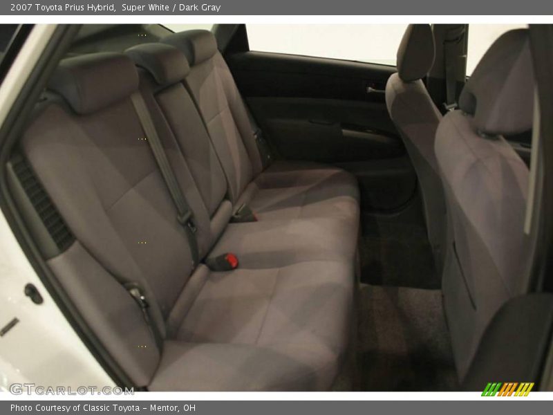 Super White / Dark Gray 2007 Toyota Prius Hybrid