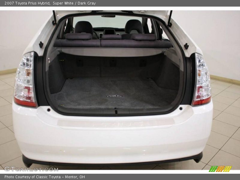 Super White / Dark Gray 2007 Toyota Prius Hybrid