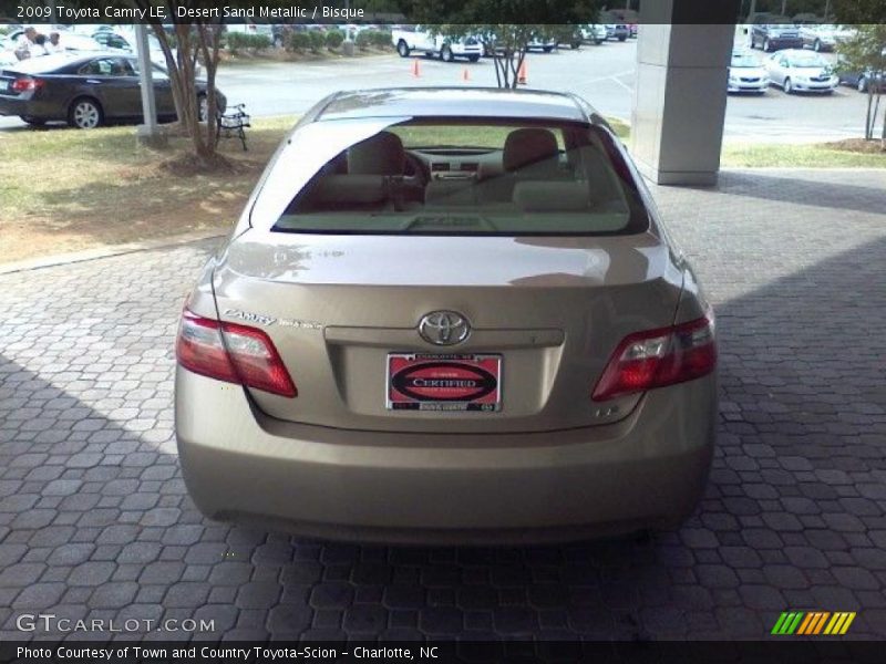Desert Sand Metallic / Bisque 2009 Toyota Camry LE