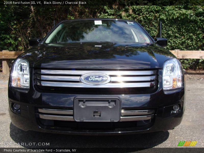 Black Ebony / Charcoal Black 2008 Ford Fusion SEL V6