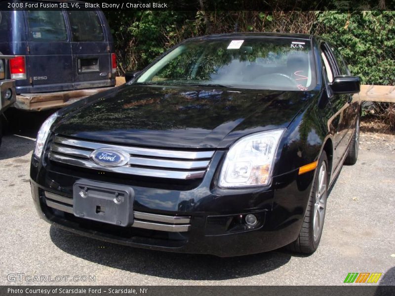 Black Ebony / Charcoal Black 2008 Ford Fusion SEL V6
