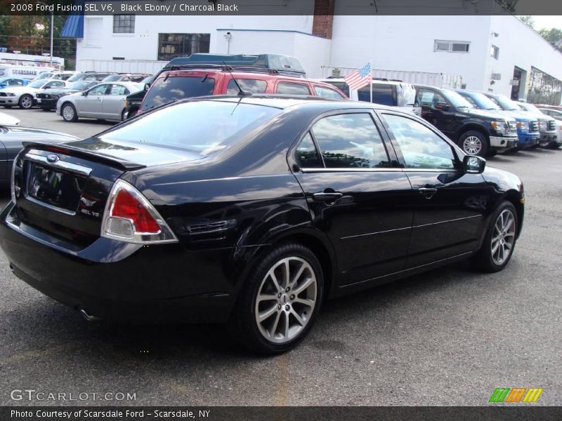 Black Ebony / Charcoal Black 2008 Ford Fusion SEL V6